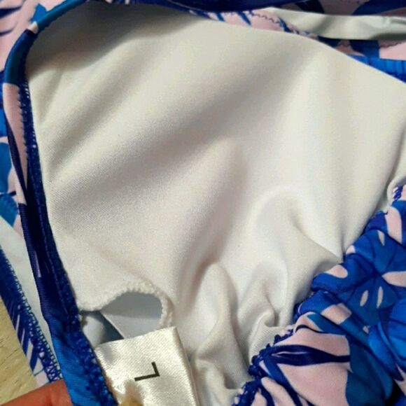 NWOT 2 piece bathing suit sz large - Picture 7 of 7